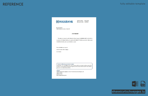 Turkmenistan Halkbank Schließungsbeispiel Vorschau